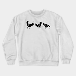 Chicken Affirmations Crewneck Sweatshirt